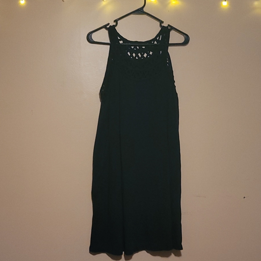 Short black dress made by Roaman's